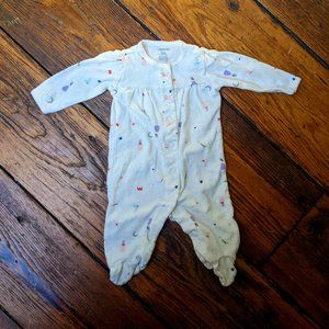 Footed Cotton Onesie